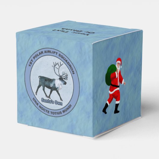 Der 1. Polar Airlift-Sqdn des Weihnachtsmanns - ge Geschenkschachtel (Rückseite)