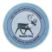 Der 1. Polar Airlift-Sqdn des Weihnachtsmanns - ge Keramikknauf (Vorderseite)