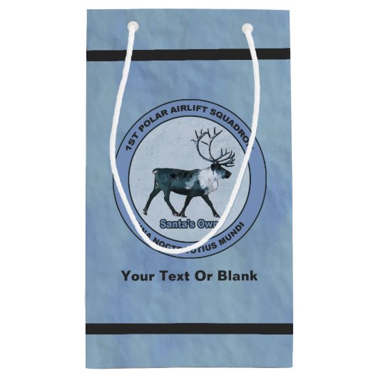 Der 1. Polar Airlift-Sqdn des Weihnachtsmanns - ge Kleine Geschenktüte (Rückseite)