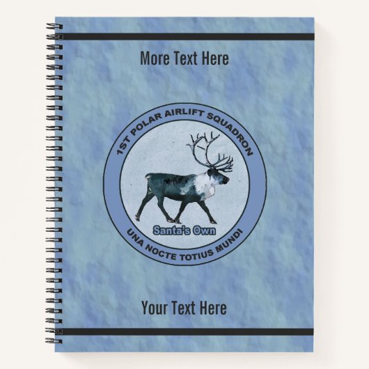 Der 1. Polar Airlift-Sqdn des Weihnachtsmanns - ge Notizblock (Vorderseite)