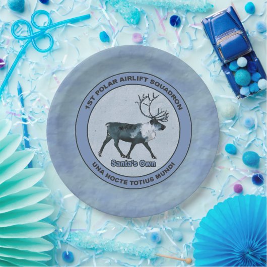 Der 1. Polar Airlift-Sqdn des Weihnachtsmanns - ge Pappteller (Party)
