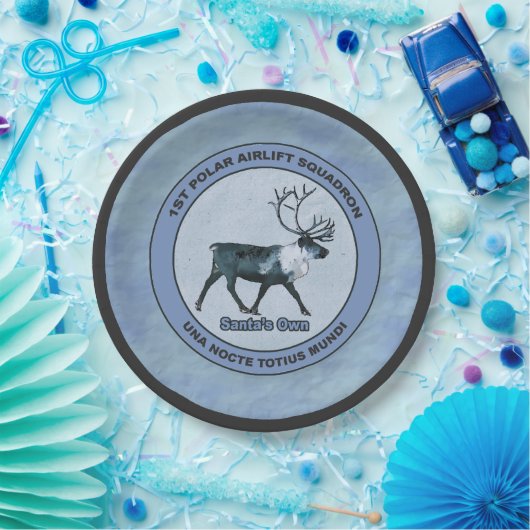 Der 1. Polar Airlift-Sqdn des Weihnachtsmanns - ge Pappteller (Party)