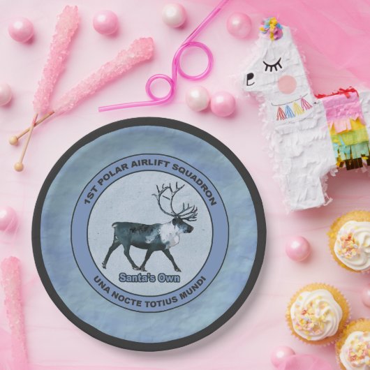 Der 1. Polar Airlift-Sqdn des Weihnachtsmanns - ge Pappteller (Party)