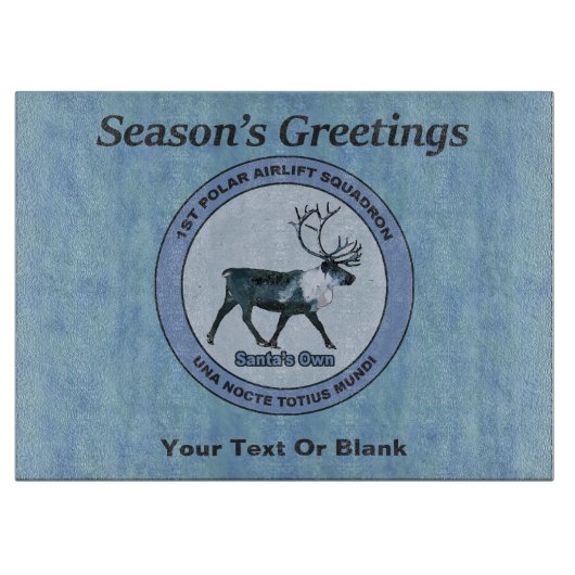 Der 1. Polar Airlift-Sqdn des Weihnachtsmanns - ge Schneidebrett (Vorderseite)