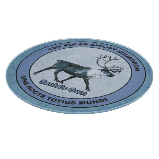 Der 1. Polar Airlift-Sqdn des Weihnachtsmanns - ge Schneidebrett (Ecke)