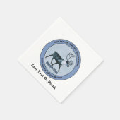 Der 1. Polar Airlift-Sqdn des Weihnachtsmanns - ge Serviette (Ecke)