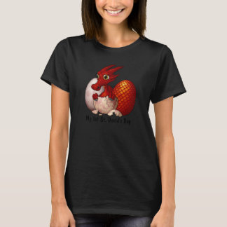Der 1. St. David's Day 3/4 Sleeve Raglan T - Shirt