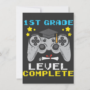 Der 1. Stufe des absoluten Gamers am letzten Schul Feiertagskarte