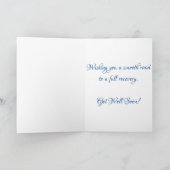 "Der 2271 Zug" Karte bekommen (Innenseite)