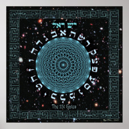 Der 231 Gates Galactic Core Poster