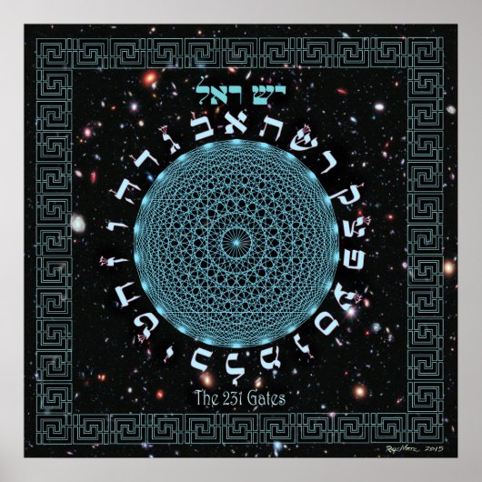 Der 231 Gates Galactic Core Poster (Vorne)