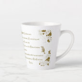 Der 23. Psalm Latte Cup - Der Herr ist mein Hirte Milchtasse (Rechts)