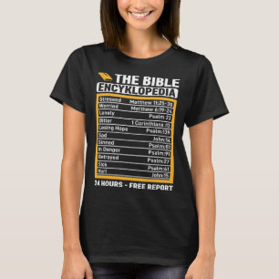 Der 24-Stunden-Bericht der Bibel Encyklopedia T-Shirt