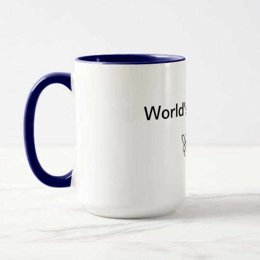 Der 2. beste Chef der Welt Tasse (Links)