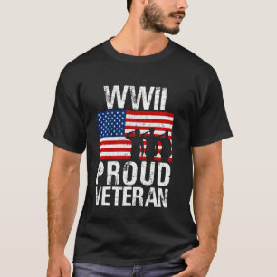 Der 2. Weltkrieg der stolze Zweite Weltkrieg Veter T-Shirt