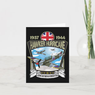 Der 2. Weltkrieg in British Aircraft: Hawker Hurri Karte