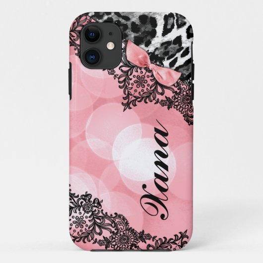 Der 311 Pfirsich-Leopard-Traum im Case-Mate iPhone Hülle (Rückseite)