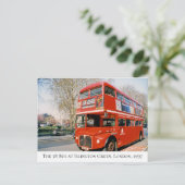 Der 38-Bus in Islington Green, London, 1997 Postkarte (Stehend Vorderseite)