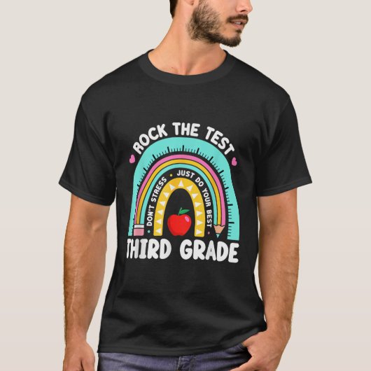 Der 3. Klasse Lehrer rockte den 3. T-Shirt (Vorderseite)