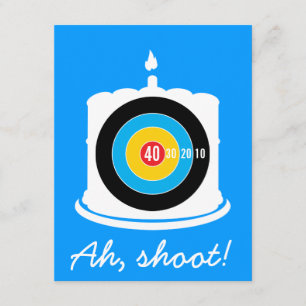 Der 40. Geburtstag des Sharpshooters - Einladung
