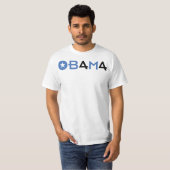 Der 44. Präsident, Barack Obama, schwarzes 44's T-Shirt (Vorne ganz)