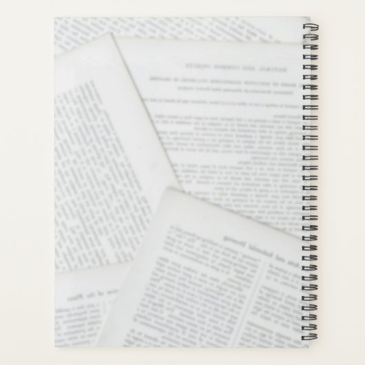 Der 52 Book Club Challenge Planner Planer (Rückseite)