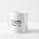 Der 52 Buchclub Kaffeetasse (Vorderseite Links)