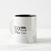 Der 52 Buchclub Zweifarbige Tasse (Vorderseite Links)