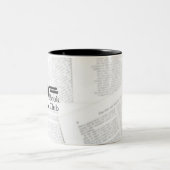 Der 52 Buchclub Zweifarbige Tasse (Mittel)