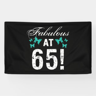 Der 65. Geburtstag für sie Banner