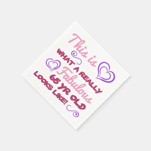 Der 65. serviette (Ecke)