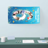 Der 6. Geburtstag unter dem Meer Banner (Messe)