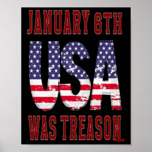 Der 6. Januar war die Verrat Gerettet die USA! Poster