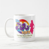 Der 70er wieder - Tassen-Doppeltes versah mit Kaffeetasse (Links)