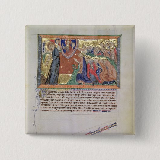 Der 7. Engel, der seine Trompete durchbrennt Button (Vorderseite)