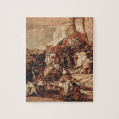 Der 7. Kreuzzug gegen Jerusalem durch Francesco Puzzle (Vertikal)