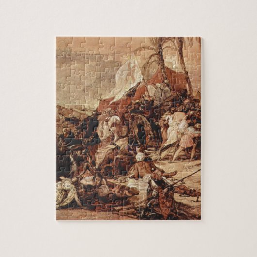 Der 7. Kreuzzug gegen Jerusalem durch Francesco Puzzle (Vertikal)