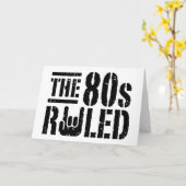 Der 80er regierte karte (Gelbe Blume)