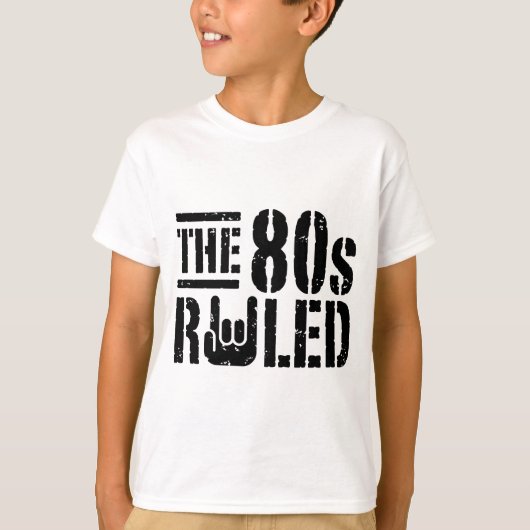 Der 80er regierte T-Shirt (Vorderseite)