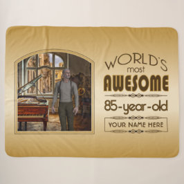 Der 85. Geburtstagsweltbeste Custom Foto Frame Sherpadecke