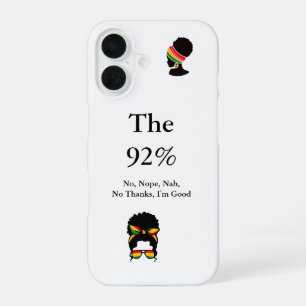 Der 92 % iPhone-Fall iPhone 16 Hülle