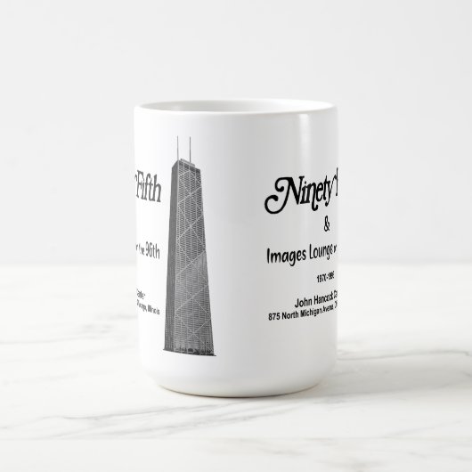 Der 95. im John Hancock, Chicago, IL Kaffeetasse (Mittel)