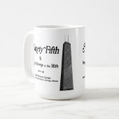 Der 95. im John Hancock, Chicago, IL Kaffeetasse (Vorderseite Links)