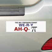 DER 99% FREIHEIT-KANN AUTOAUFKLEBER (Auf Auto)