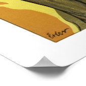 Der 9. Pfeil, der österreichische Jugendstil-Weltk Poster (Ecke)