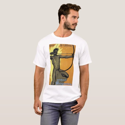 Der 9te Pfeil - Das Deutsche Weltkrieg-I-Poster T-Shirt (Vorne ganz)