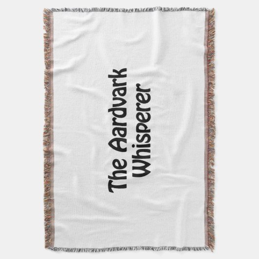 der Aardvark-Flüsterer Decke (Vorderseite Vertikal)