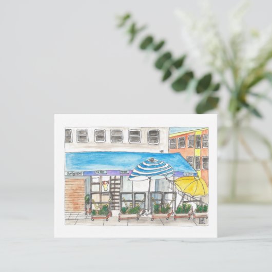 Der Abb. Tree Postkarte (Stehend Vorderseite)