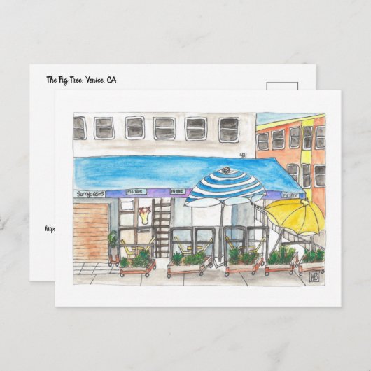 Der Abb. Tree Postkarte (Vorne/Hinten)