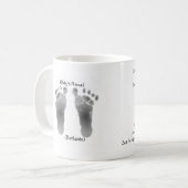 Der Abdruck des Babys Kaffeetasse (Vorderseite Links)